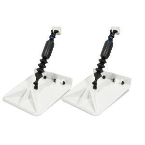 SMART TABS SX TRIM TABS BY LECTROTAB 9.5" X 10" F/13'-15' BOAT W/30, 40HP, WHITE