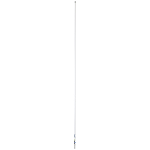 SCOUT 8' QUICKFIT WHITE VHF ANTENNA W/5M CABLE + FME QUICK 6 FOAM FILLED 6DB SOLID BRASS & COPPER ELEMENT