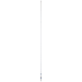SCOUT 8' QUICKFIT WHITE VHF ANTENNA W/5M CABLE + FME QUICK 6 FOAM FILLED 6DB SOLID BRASS & COPPER ELEMENT