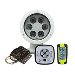 ACR RCL-50 LED WHITE SEARCHLIGHT W/URP-103 WIRED POINT PAD, URC-104 MASTER CONTROLLER & URC-103 WIRELESS HANDHELD REMOTE