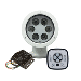 ACR RCL-50 LED WHITE SEARCHLIGHT W/URP-103 WIRED POINT PAD & URC-104 MASTER CONTROLLER