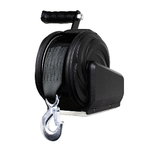 POWERWINCH SELECT SERIES WINCH 1,000LB, 6" CRANK ARM, CARBON BLACK