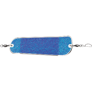 LUHR-JENSEN MONEY ROLL FLASHER, 8-1/4", GLOW BLUE CRUSH