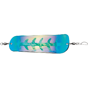 LUHR-JENSEN MONEY ROLL FLASHER, 11", BLUE KAMIKAZE UV