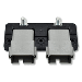 BLUEWATER DUAL 12 POSITION MALE SEALED DEUTSCH CONNECTOR BUSBAR, 5/16