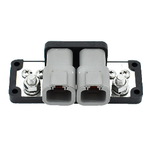 BLUEWATER DUAL DEUTSCH DTP 4 POSITION BUSBAR, 5/16" STUDS