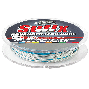 SUFIX 832 ADVANCED LEAD CORE, 27LB, 10-COLOR METERED, 100 YDS