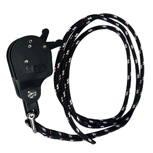 RUPP DOUBLE HALYARD LINE LOCK W/ROPE & SHACKLE
