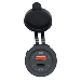 BLUEWATER ROUND DUAL USB/USB-C CHARGER