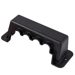 BLUEWATER BLACK COVER F/4 STUD HEAVY DUTY BUSBAR