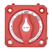 BLUEWATER OFF/1/2/BOTH BATTERY SWITCH, PANEL MOUNT, RED