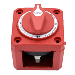 BLUEWATER OFF/1/2/BOTH BATTERY SWITCH, SURFACE MOUNT, RED