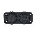 BLUEWATER DUAL USB/USB-C 12V COMBO RECEPTACLE W/PLATE