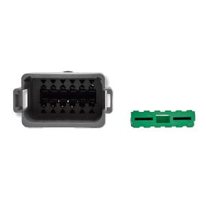 BLUEWATER 12 POSITION MALE DEUTSCH CONNECTOR W/WEDGE LOCK