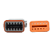 BLUEWATER 12 POSITION FEMALE DEUTSCH CONNECTOR W/WEDGE LOCK