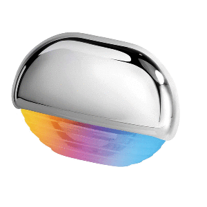 HELLA MARINE APELO RGB STEP LAMP, CHROME CAP