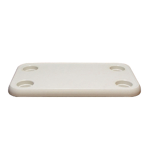 SPRINGFIELD 15.5" X 27.5" RECTANGULAR TABLE TOP, WHITE