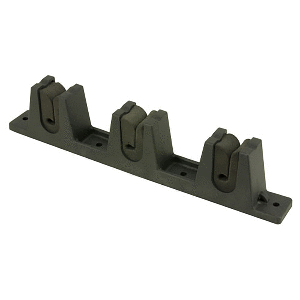 SPRINGFIELD ABS PLASTIC ROD HOLDER, 3 ROD, PAIR W/BUNGEE