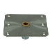 SPRINGFIELD KINGPIN STANDARD SQUARE STEEL BASE W/BRASS, 7