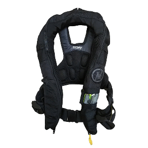 FIRST WATCH AUTO/MANUAL CONVERTIBLE 38G INFLATABLE PFD, BLACK