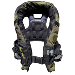 FIRST WATCH AUTO/MANUAL CONVERTIBLE 38G INFLATABLE PFD, GREEN