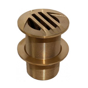 GROCO 1-1/2" SLOTTED HI SPEED THRU-HULL W/NUT