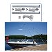 DOCK EDGE SUPREME EZ-STOW MOORING WHIPS, 10', 4,000LBS, UP TO 21'
