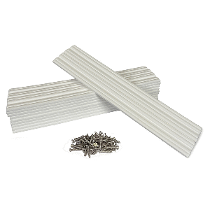 CALIBER MARINE SLIDES 3"X15" WHITE *10-PACK