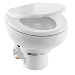 DOMETIC MASTERFLUSH 7160 WHITE ELECTRIC MACERATING TOILET W/ORBIT BASE, RAW WATER FLUSH, 12V