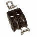 BARTON SIZE 3 45MM PLAIN BEARING PULLEY BLOCK DOUBLE SWIVEL & BECKET