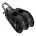 BARTON SIZE 5 54MM PLAIN BEARING PULLEY BLOCK DOUBLE BLOCK & SWIVEL