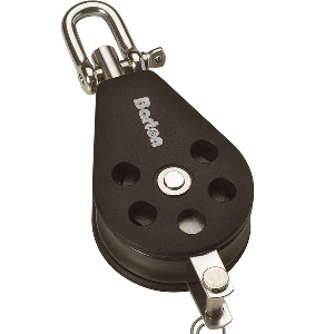 BARTON SIZE 1 30MM PLAIN BEARING PULLEY BLOCK SINGLE SWIVEL & BECKET