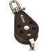 BARTON SIZE 1 30MM PLAIN BEARING PULLEY BLOCK SINGLE SWIVEL & BECKET