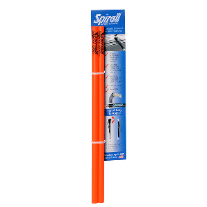 SPIROLL CHAFE GUARD ORANGE F/LINES UP TO 5/8" DIAMETER, PAIR