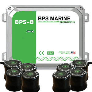 BPS MARINE BPS-8 8-TRANSDUCER ULTRASONIC ANTIFOULING SYSTEM, 12VDC