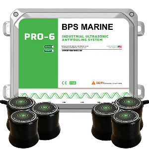 BPS MARINE PRO-6 6-TRANSDUCER ULTRASONIC ANTIFOULING SYSTEM, 24VDC