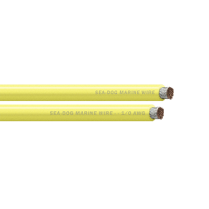 SEA DOG 1/0 AWG YELLOW 50FT BATTERY CABLE