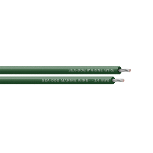 SEA DOG 14 AWG GREEN 500FT PRIMARY WIRE