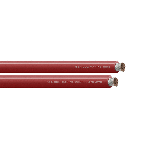 SEA DOG 4/0 AWG RED 50FT BATTERY CABLE