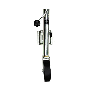POWERWINCH SALTWATER SERIES JACK, 1500LB, WELD-ON, SINGLE WHEEL, ZINC 500+ HR SALT SPRAY