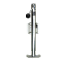 POWERWINCH SALTWATER SERIES JACK, 2500LB, BOLT-ON, FLAT PLATE, ZINC 500+ HR SALT SPRAY