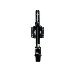 POWERWINCH SELECT SERIES JACK, 1000LB, WELD-ON, SINGLE WHEEL, CARBON BLACK