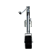 POWERWINCH UTILITY SERIES JACK, 1500LB, WELD-ON, SINGLE WHEEL WIDE, ZINC