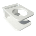 DEEP BLUE MARINE SIDE MOUNT SINGLE DRINK HOLDER, SUCTION CUP MOUNT, WHITE