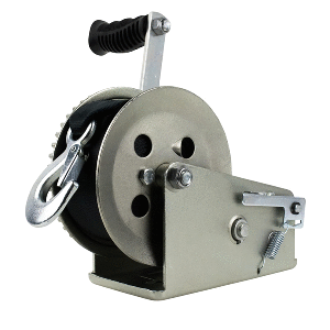 POWERWINCH UTILITY SERIES WINCH 2,000LB, 2 SPEED, 8" CRANK ARM, ZINC