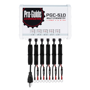 PRO-GUIDE 12V 5 BANK 50 AMP ON-BOARD BATTERY CHARGER