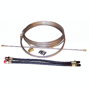 LOAD RITE STAINLESS STEEL  BRAKE LINES SINGLE AXLE KIT