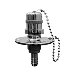 FLUSHMASTER WATER FITTING  QUICK CONNECT, 316SS, 1/2