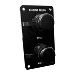 FLUSHMASTER FLUSH PORT  REROUTE, DUAL OUTLET, BLACK