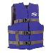 STEARNS ADULT UNIVERSAL POLY LIFE JACKET BLUE